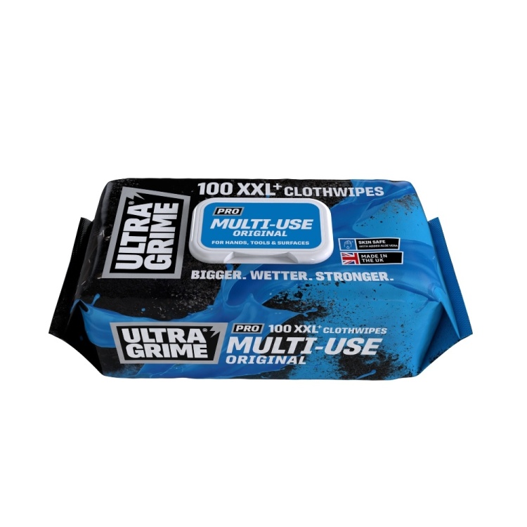 UltraGrime Pro Multiuse XXL Clothwipes (100)